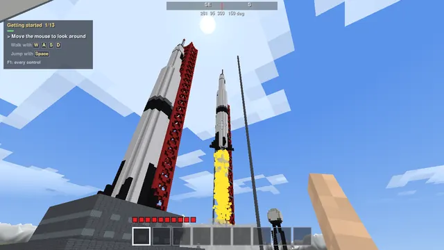 A rocket launch: one of the places the perf tour measures mid-flight.