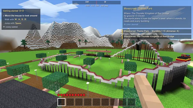 A theme park, streamed and drawn like everything else.